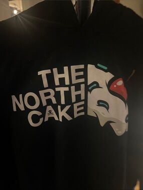 Johnny Cupcakes North Face Parody Hooded Sweatshirt